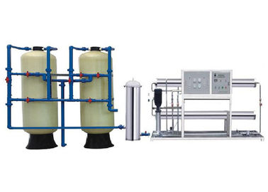 5000LPH RO معدات معالجة المياه ، 2 المرحلة RO لتنقية المياه مع خزانات FRP